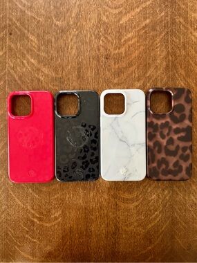 Velvet Caviar iPhone Case Set - Red, Black, White Marble, Brown Leopard